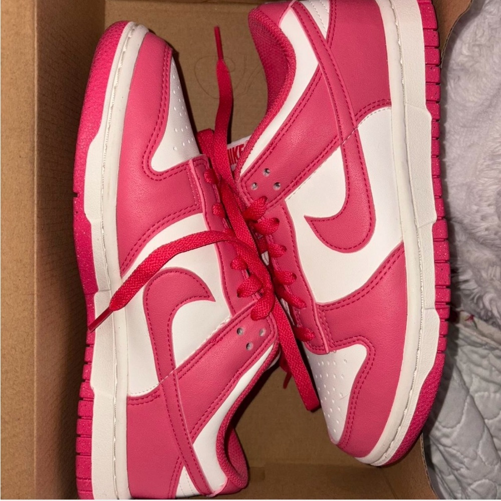 Nike Pink and White Athletic Shoes
